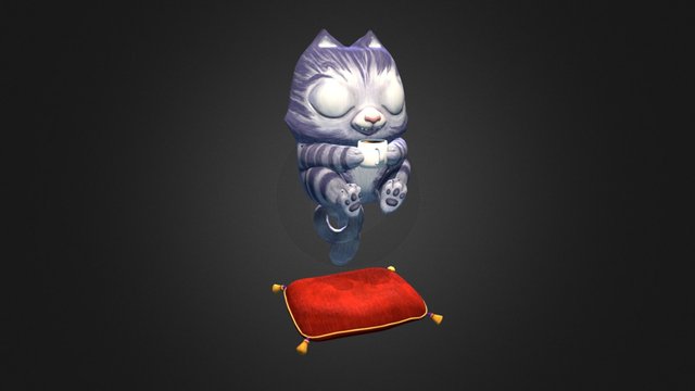 Cat_Coffee 3D Model