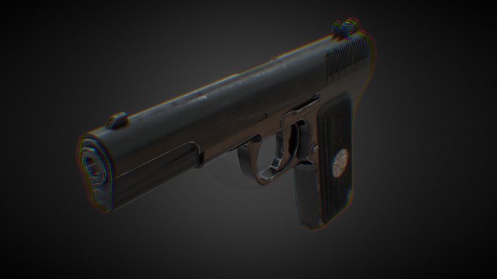 Tokarev_All_Pistol 3D Model