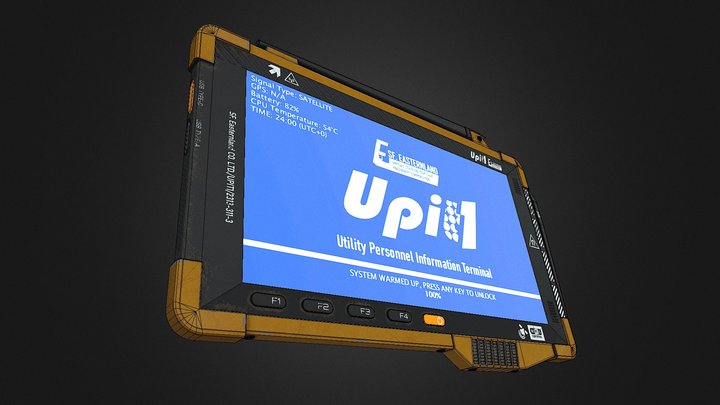 UPIT1 Tactical Tablet 3D Model