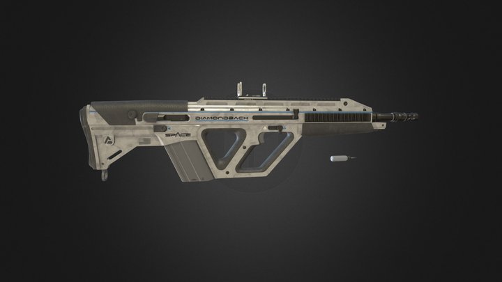 Diamondback Battlerifle 3D Model