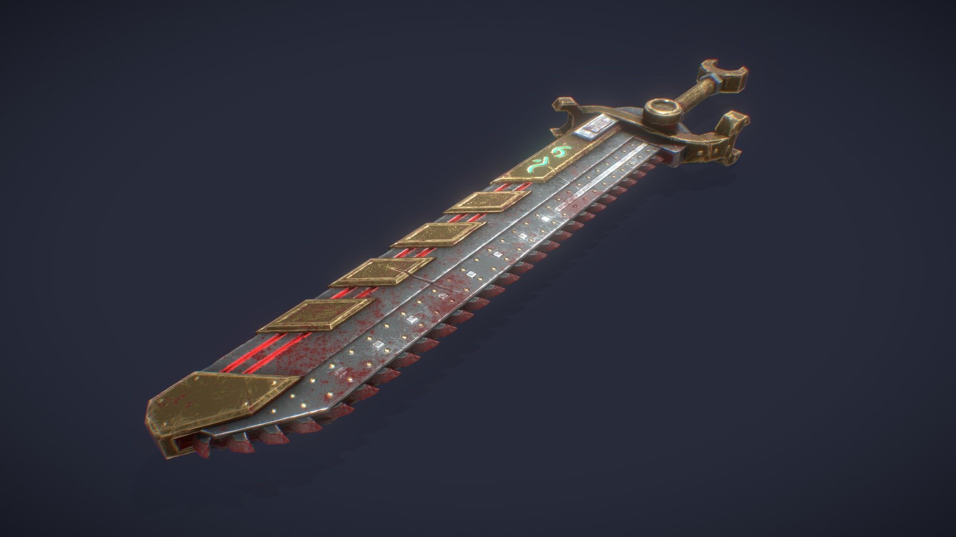 Chainsaw Sword - 3D model by Sir Erdees (@sirerdees) [c7386e6] - Sketchfab