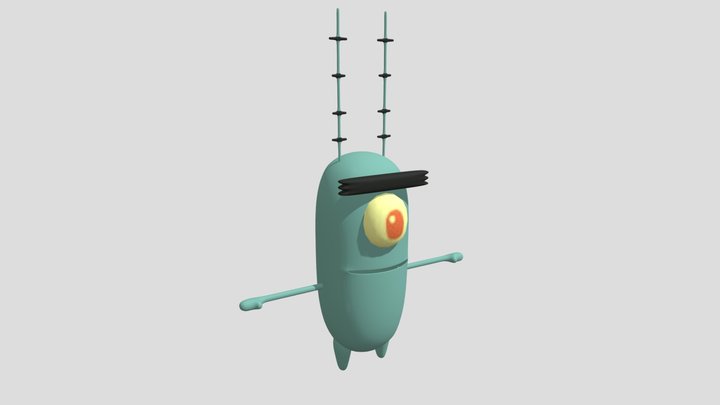 Plankton (Spongebob) 3D Model