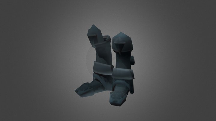 Iron Boots 3D Model