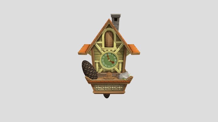 Cuckoo clock 3D Model