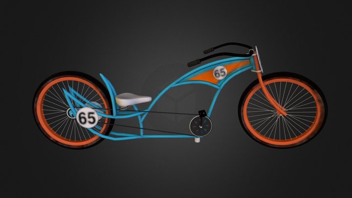 bici custom3 3D Model