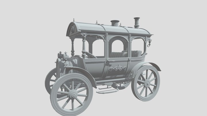 Victorian Steam Carriage – Modelo 3D gratuito STL
