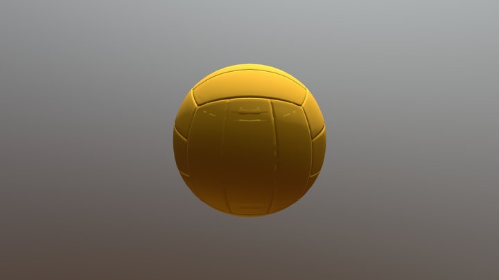 Ping Pong Ball Animation Aesthetics 3D Model