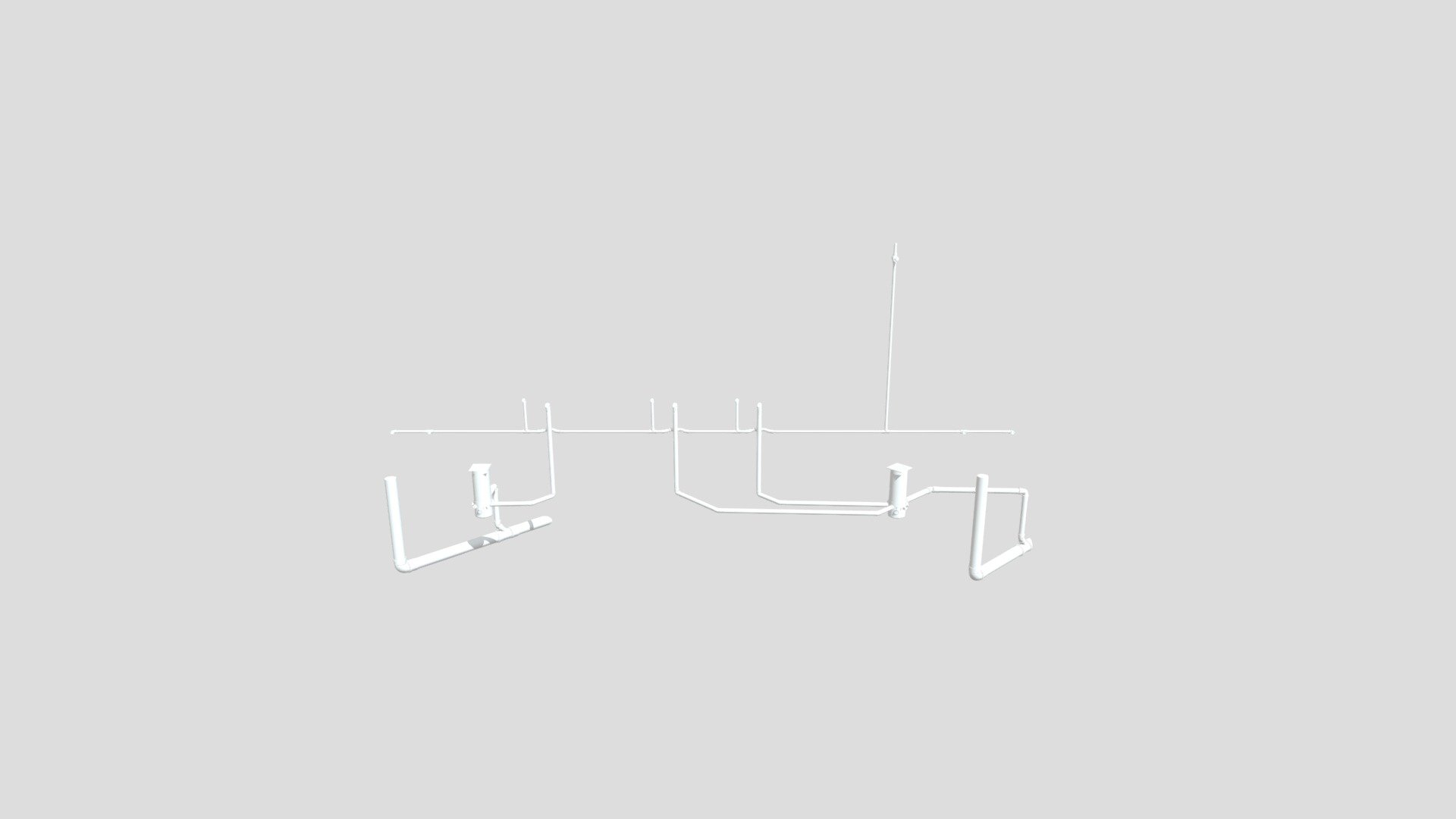 Térreo - Lavatório e WCs - 3D