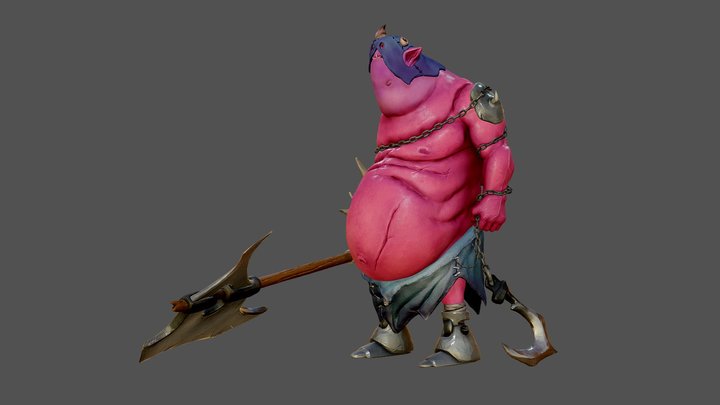 Hell´s Executioner Pink 3D Model