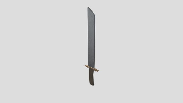 Basic Sword for game 3D Model