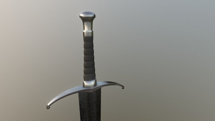 A Bastard's Sword 3D Model