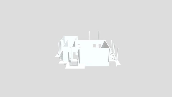 Ограждения и террасы Дубрава 3D Model
