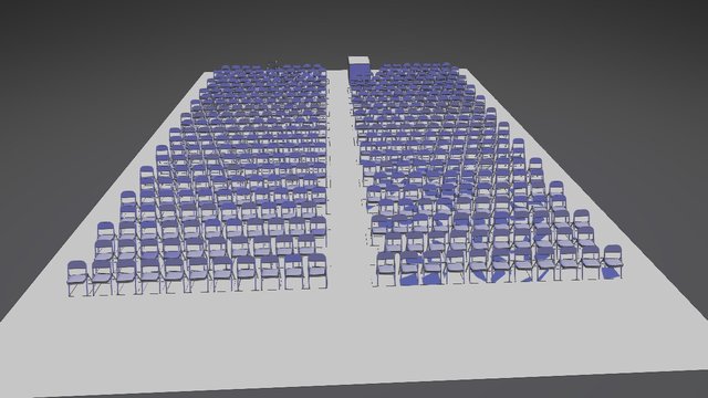 10-4 Performance Seating 3D Model