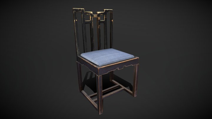 Chair from Chinese Room - MC/F/082 3D Model