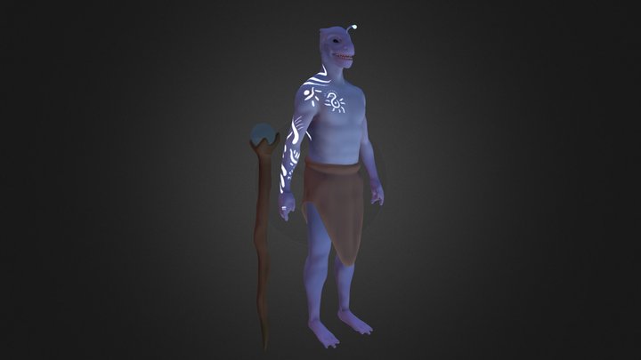 Ocean Depths Shaman 3D Model