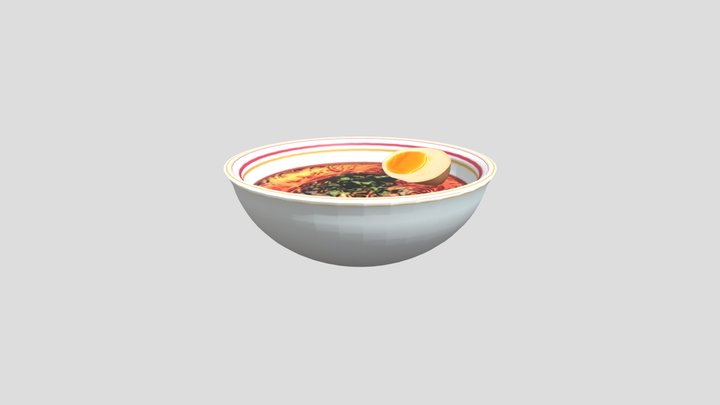 Curry Noodle 3D Model