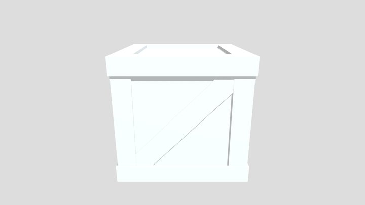 Crate 3D Model