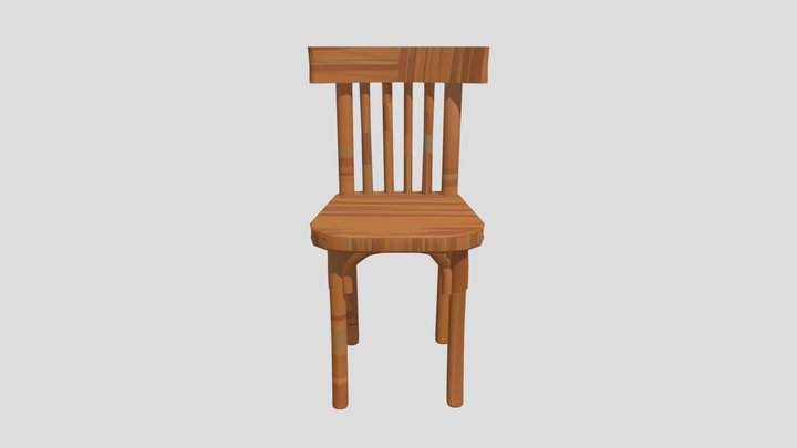 Simple Chair 3D Model