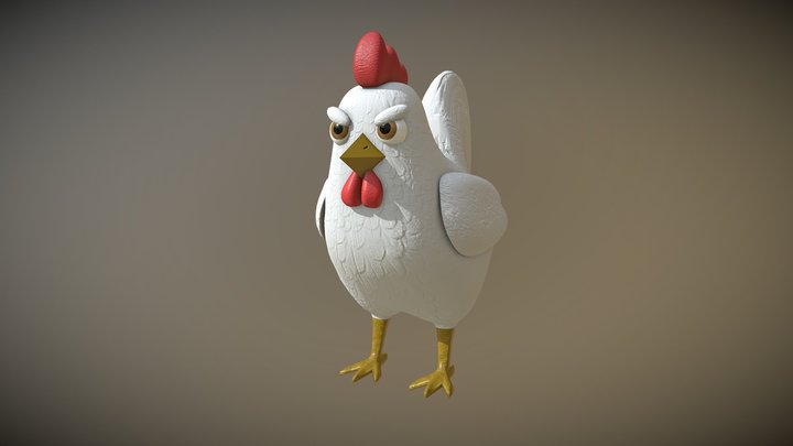 Mr. Cluckington 3D Model