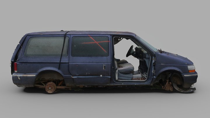 Melancholic Minivan (Raw Scan) 3D Model