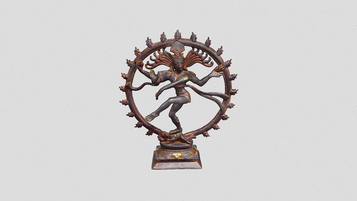 ZEM386_Black_Sindoori_Patina 3D Model