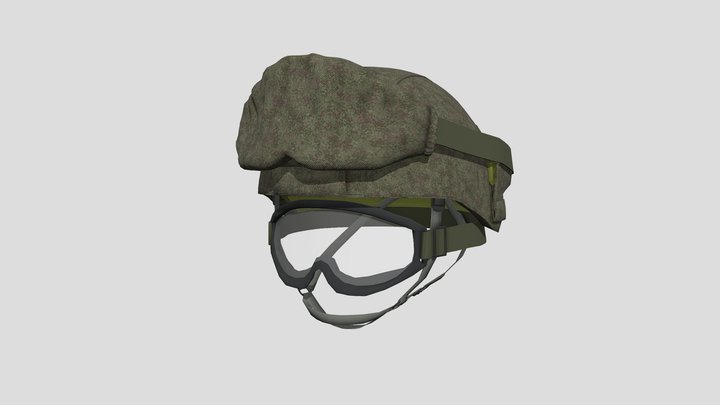 Ratnik Helmet 3D Model