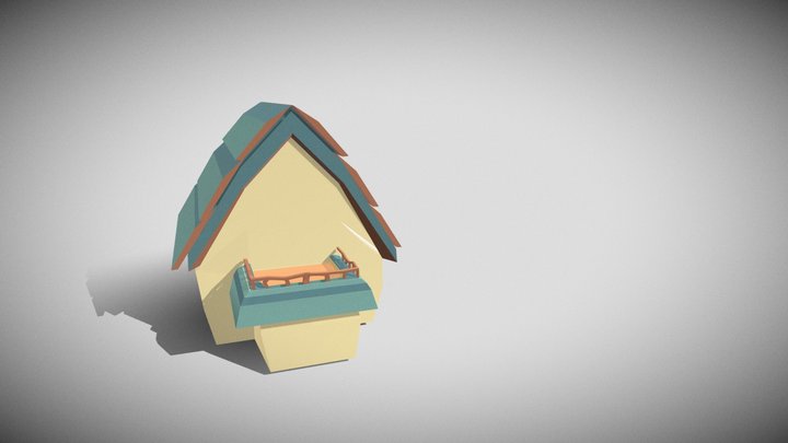 Just A Lonely House 3D Model