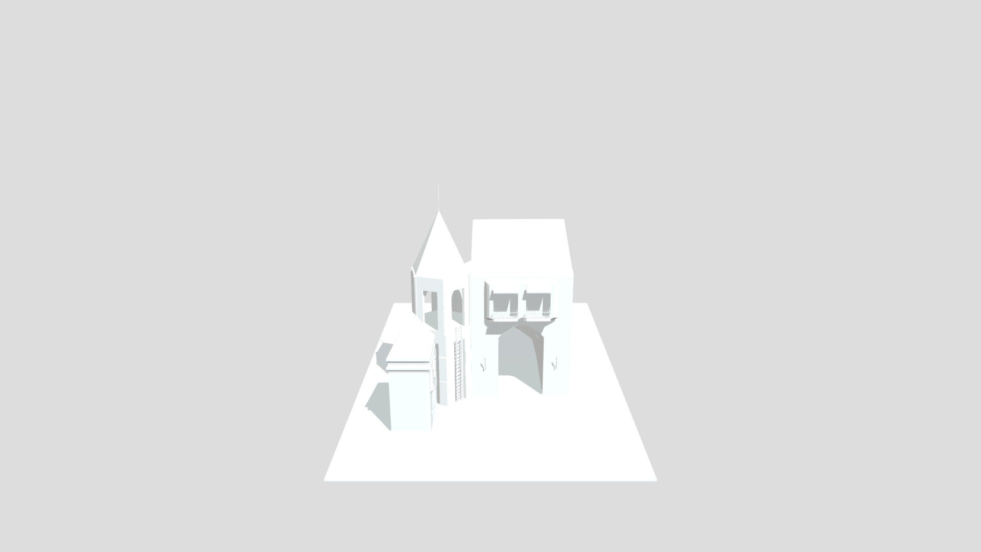1.5 Medieval Castle - 3D model by gjadon391 [c7429be] - Sketchfab