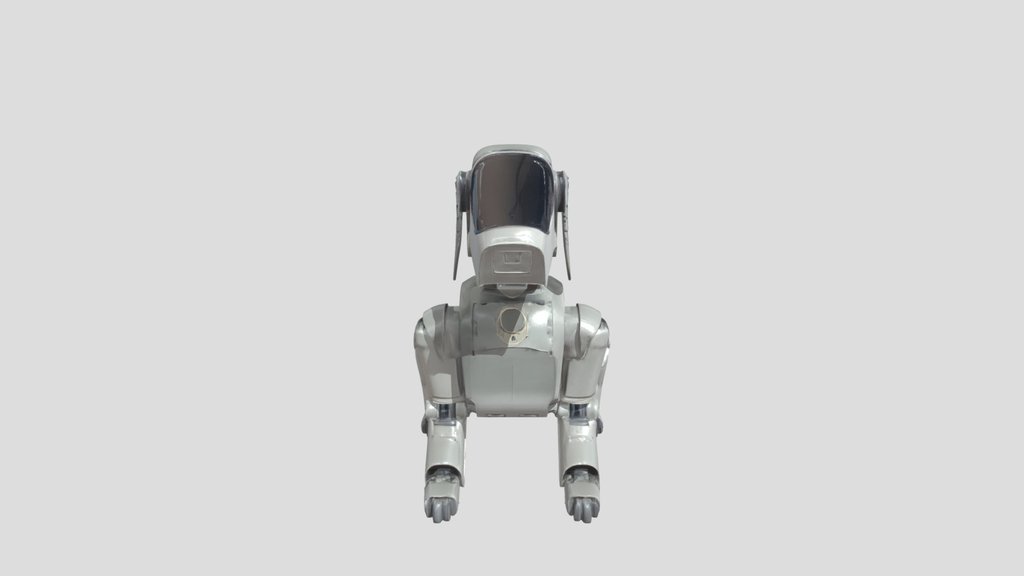 Silver robotic dog Aibo - ERS 110 1999