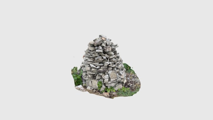 舳倉島ケルン恵比須神社まえ 3D Model