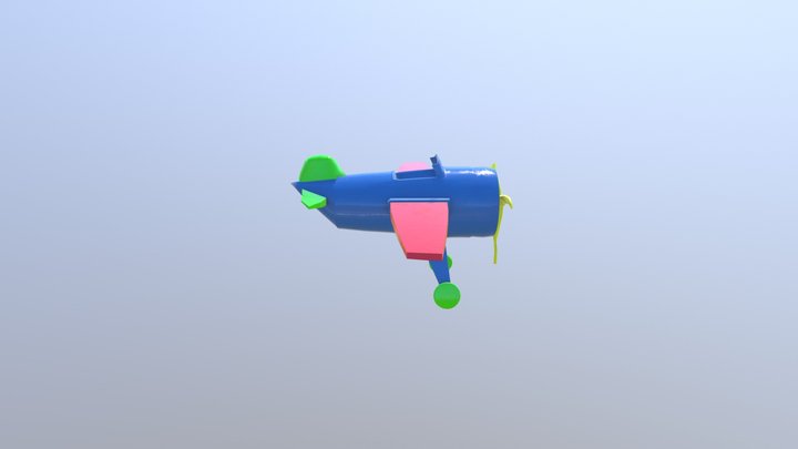 GD50_KaiMathur_T4_A3_ToyPlane 3D Model