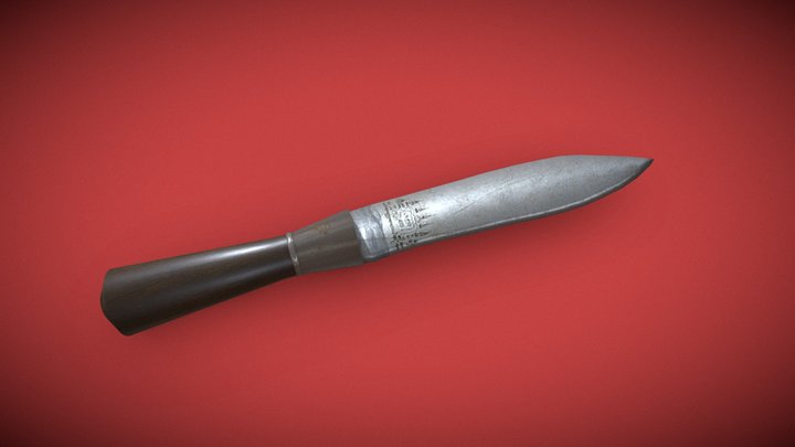 Thai Sacred dagger 3D Model
