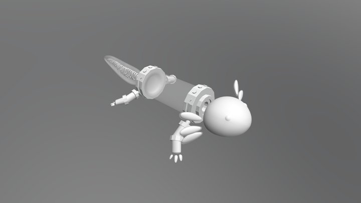 Messenger Robot WIP 3D Model
