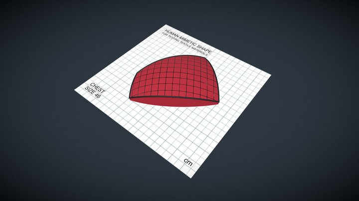 Shape for textile testing - Chest_46 – Kostenloses 3D-Modell STL