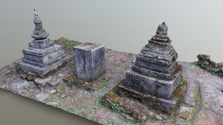 Bagdwar idols, Shivapuri, Kathmandu, Nepal 3D Model