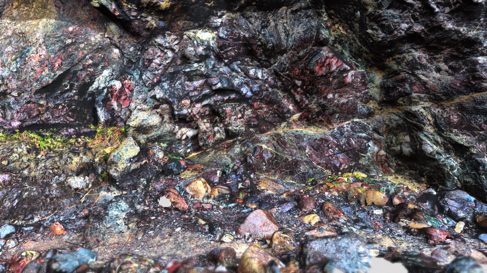 Colourful Cliffs of Kynance Cove, Cornwall