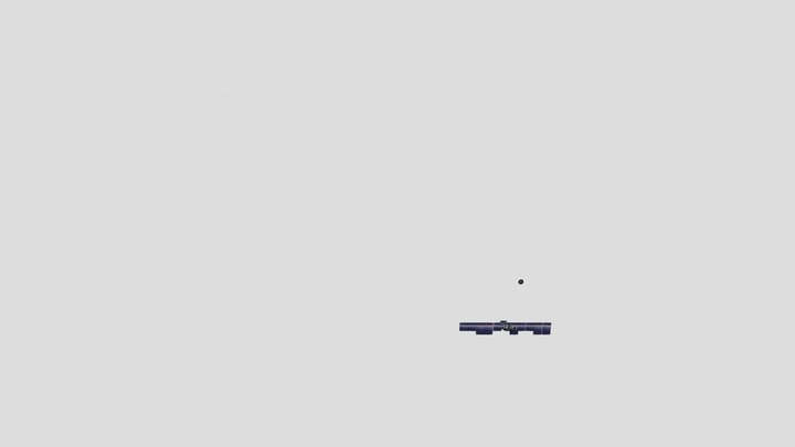 Paramount Pictures Logo DVD (2003-2019) Remake 3D Model
