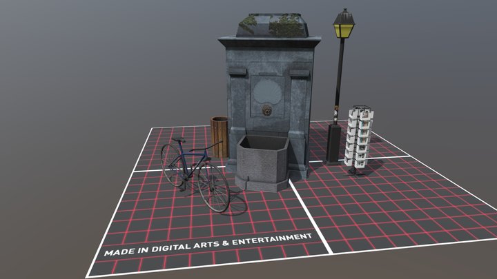 1DAE15 Van Bers Frank Props 3D Model