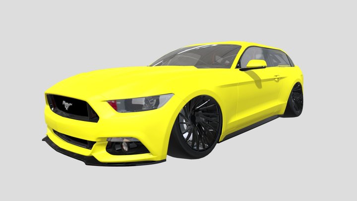 Ford Mustang Wagon 3D Model