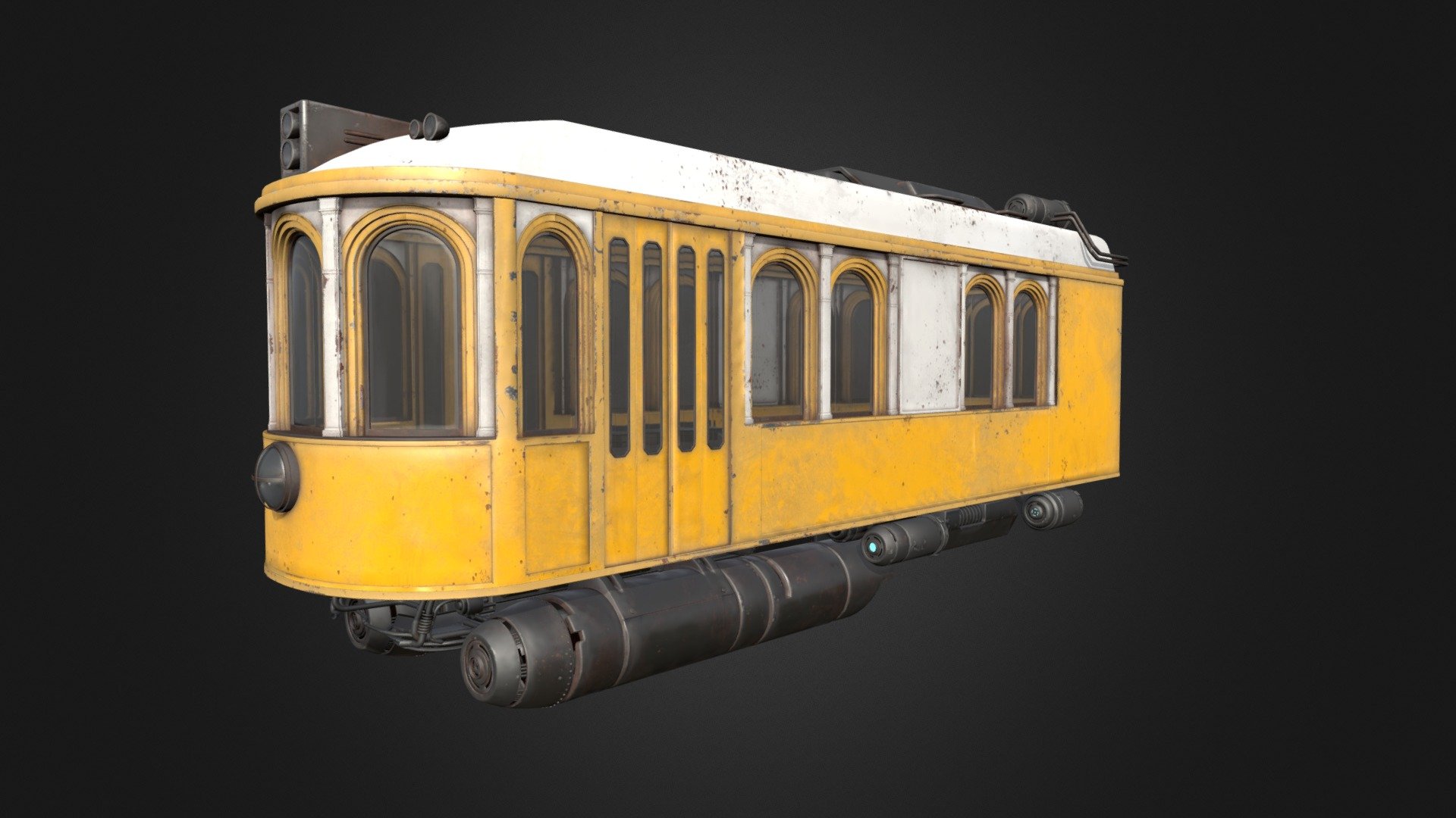 Diesel Punk Tram - Buy Royalty Free 3D model by Studio 795 (@studio_795 ...