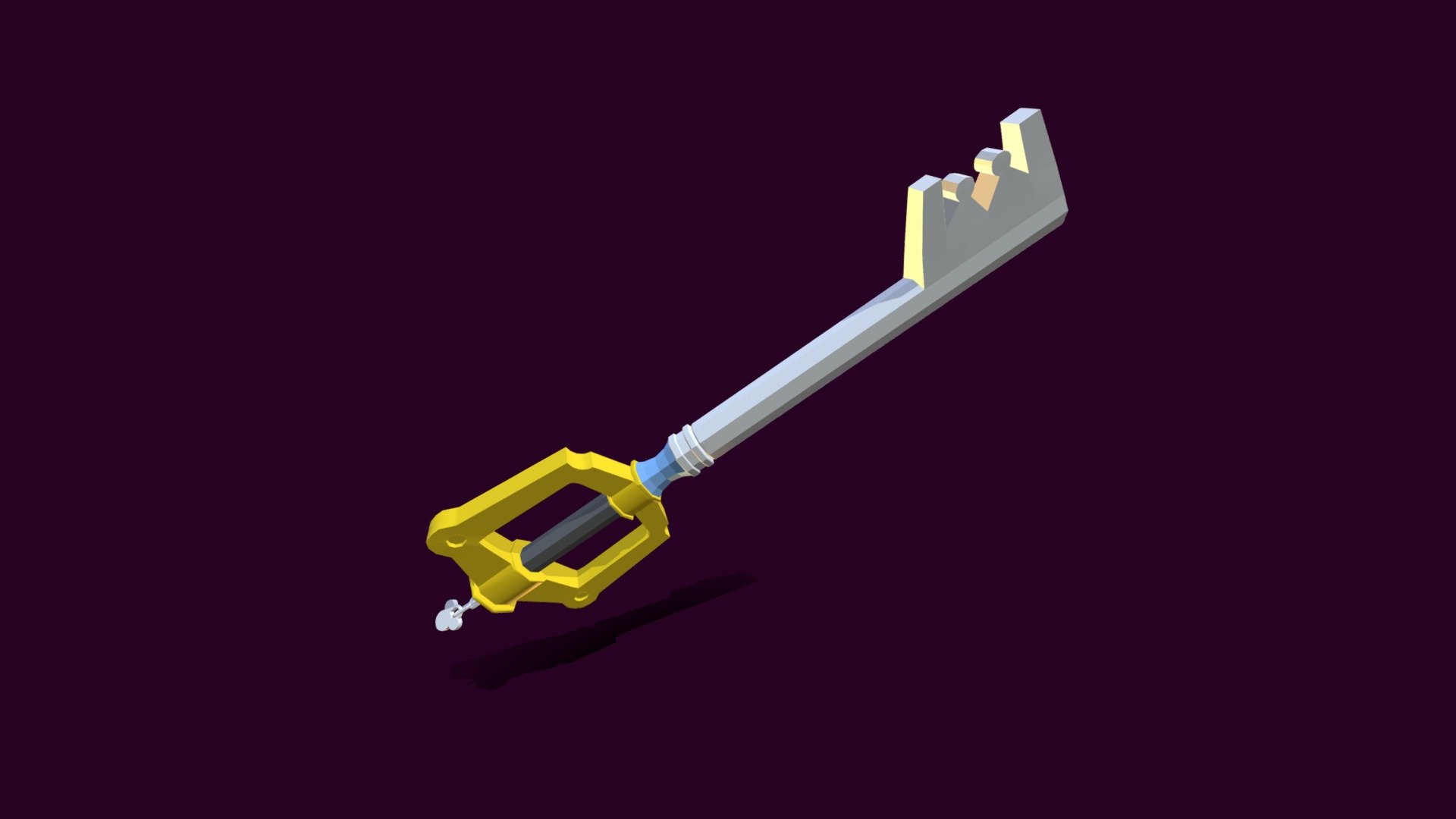 Keyblade Lowpoly - Download Free 3D Model By Lobregat [c748cd8] - Sketchfab