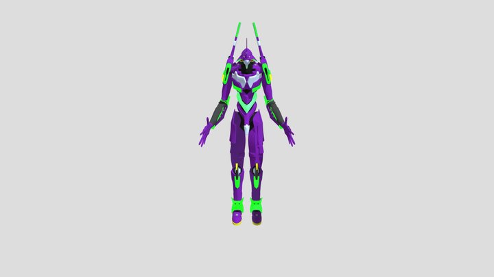 Evangelion Unit 01(Newer) 3D Model