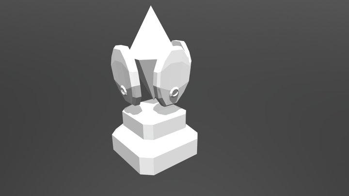 T Beam Splitter Crystal Faces 3D Model