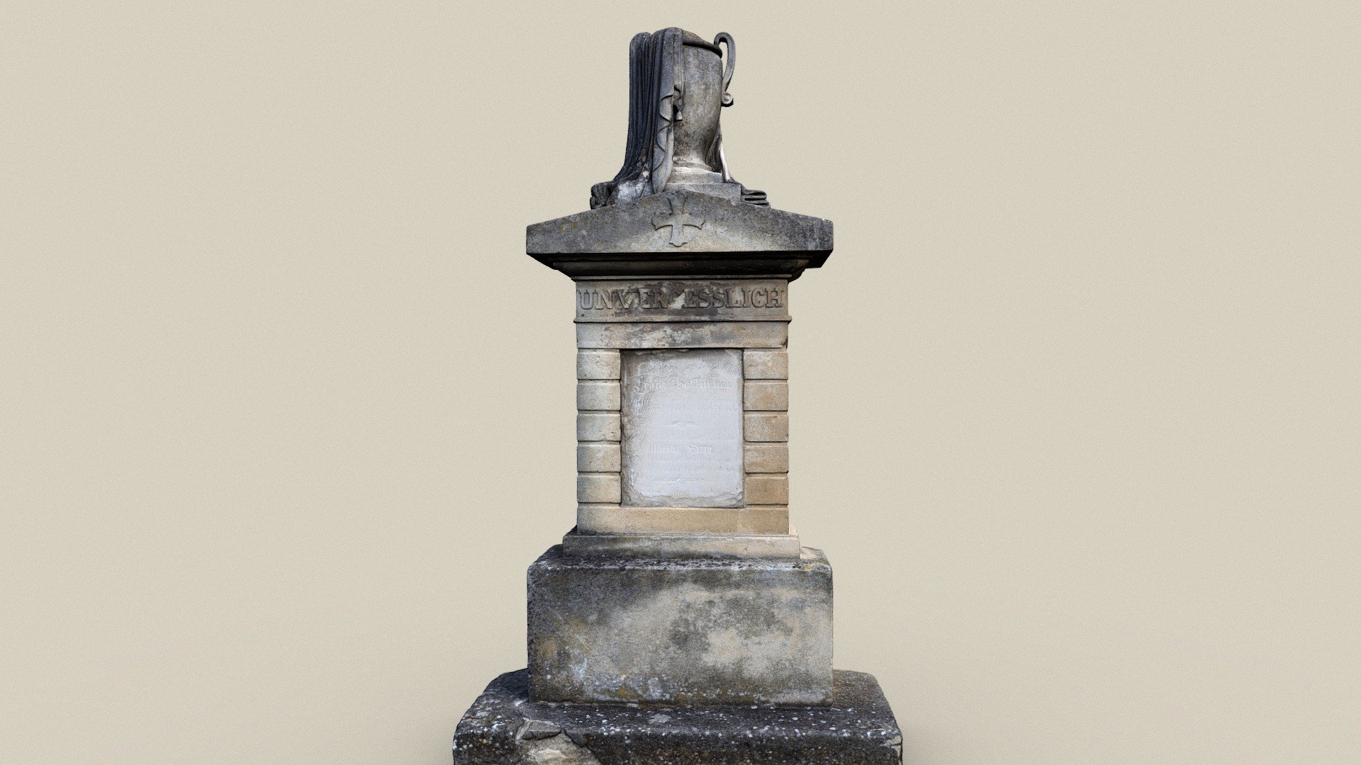 Grabstein — Sketchfab embed 3D viewer