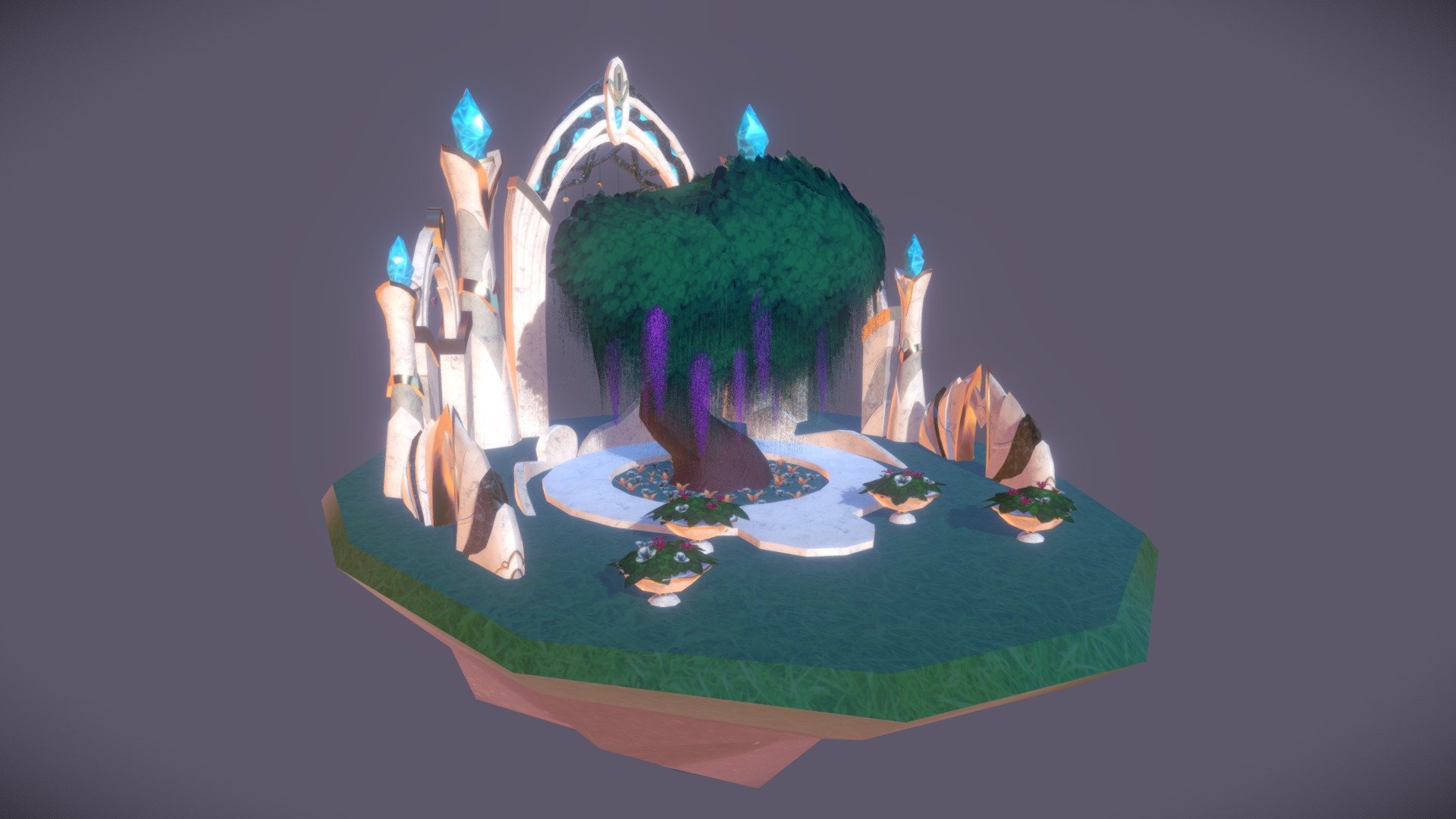 Fantasy diorama - 3D model by KseniaDolmatova [c74c49c] - Sketchfab