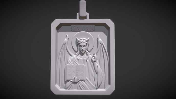 Satan Pendant 3D Model