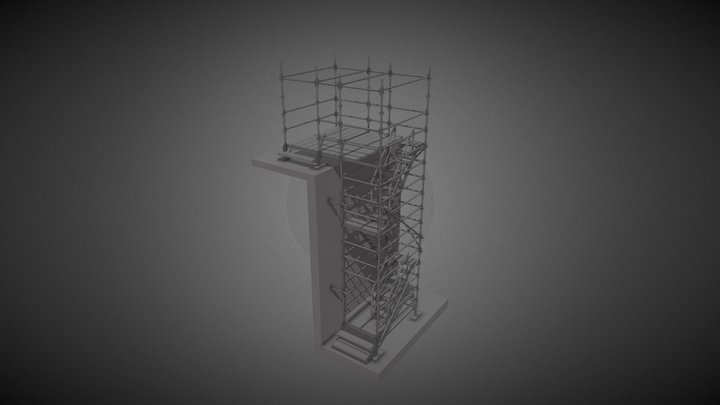(LEND LEASE - POWERHOUSE ) - ALLOY  STAIR 3D Model