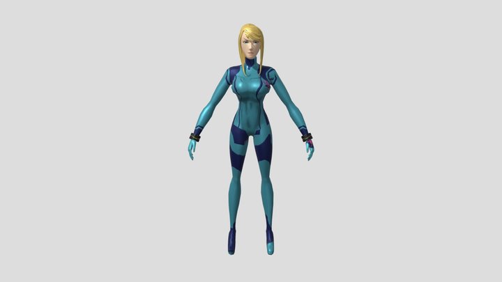 Zero suit samus 3D Model