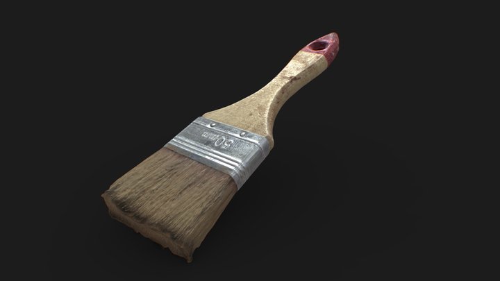 Paint Brush 3D Model