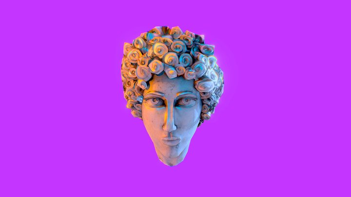 Statue Head Prop 3D Model